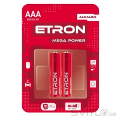 Батарейка 1,5V Etron  AAA/C2