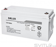 Аккумулятор DELUX LB 12V 150AH гелевый