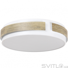 5646 Salma, ceiling lamp, beech/white, in-built LED 24W 1680lm 3
